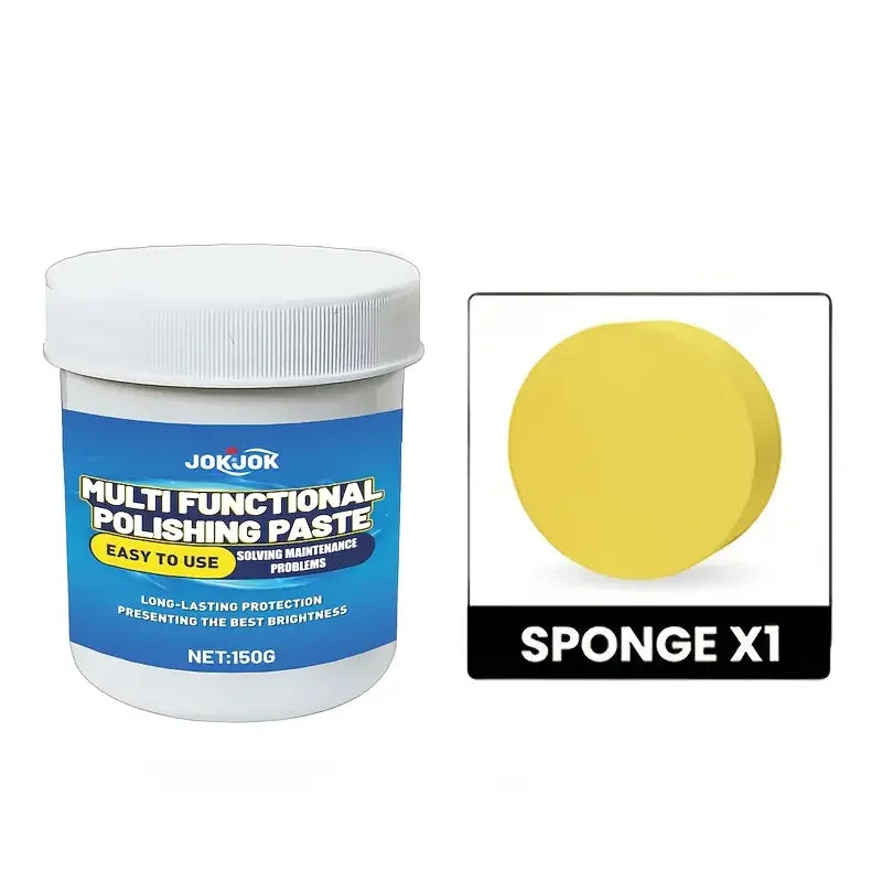 Multi Functional Metal Cleaning Paste, Stainless Steel Surface Restoration Gloss Polishing Paste, Metal Surface Restoration as B