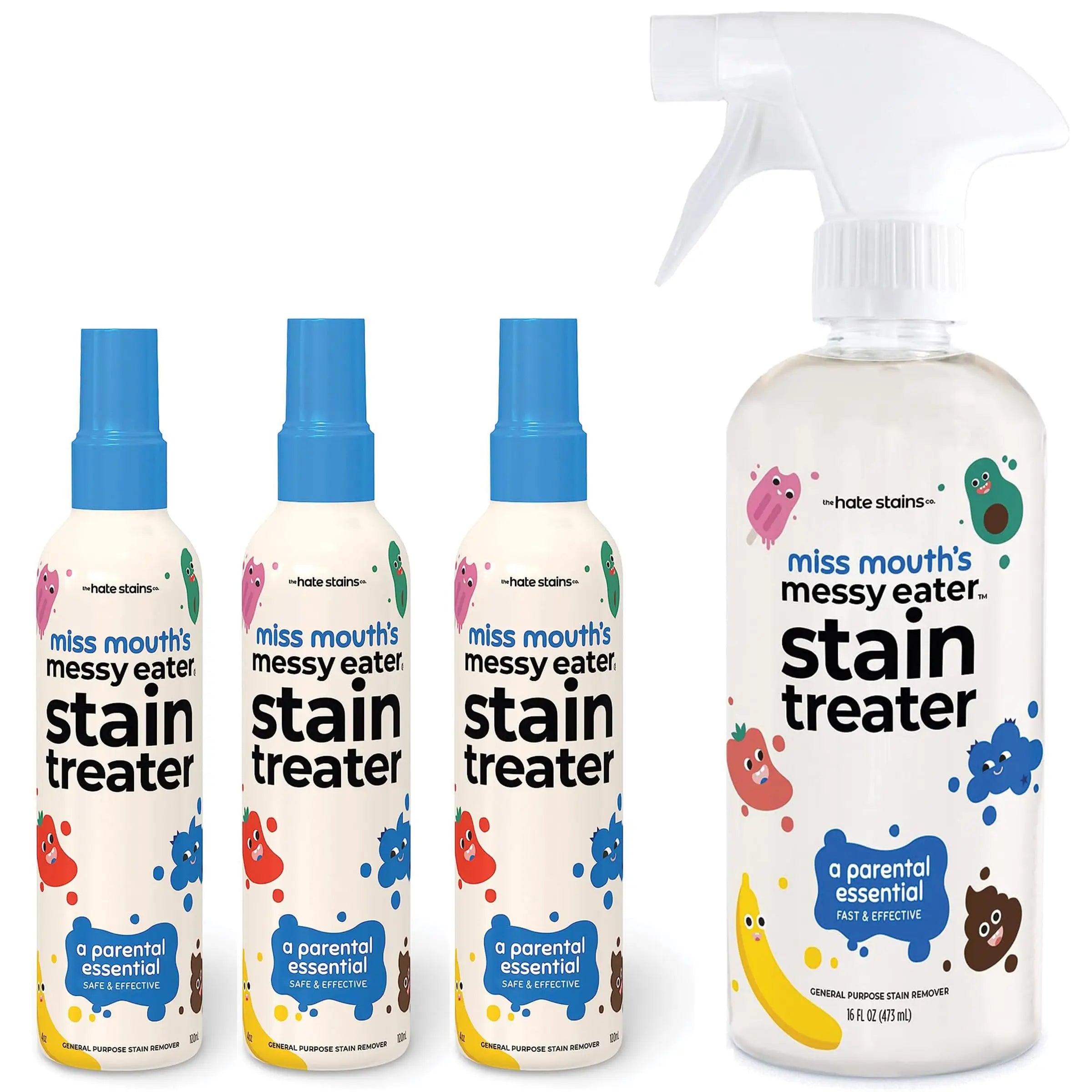 120ml Stain Remover Spray Effective Fabric Yellow Stain Removal  Dust Bleached Decontamination Wash-free Cloth Cleaning Supplies