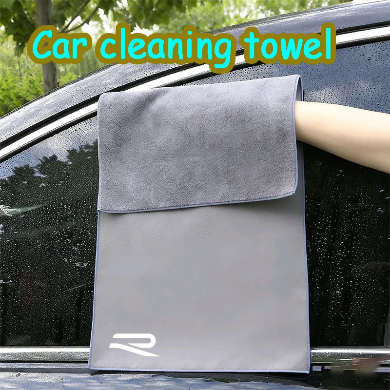 Soft Microfiber Car Cleaning Towels-Absorbent,car accessories,for Volkswagen Rline Polo Touran Tiguan Jetta Golf Passat