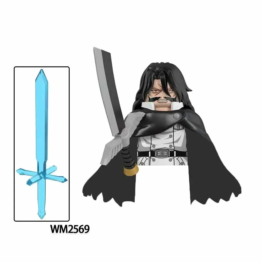 Blind Box KDL816 KDL824 Building Blocks Mini Model Figures Anime Bleach Kurosaki Ichigo Kuchiki Rukia Cartoon Christmas Gift Toy