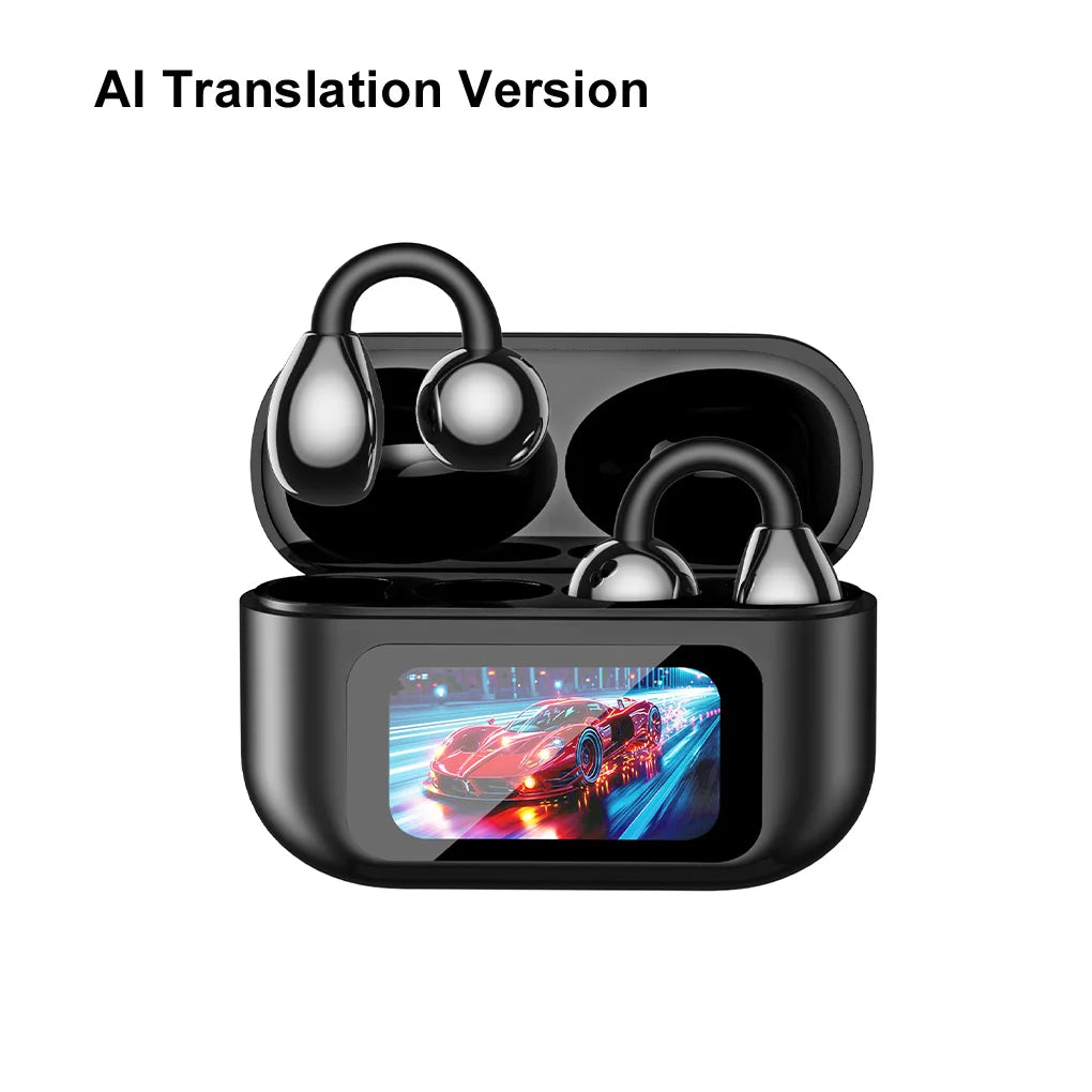 XG42 Wireless Ear Clip Earphones 150 Languages AI Real Time Translation Headphones Smart Bluetooth Earbuds Device