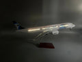 EgyptAir A350 Model with LED Lights and Rolling Wheels Static Aviation Display Gift for Collectors and Hobbyists