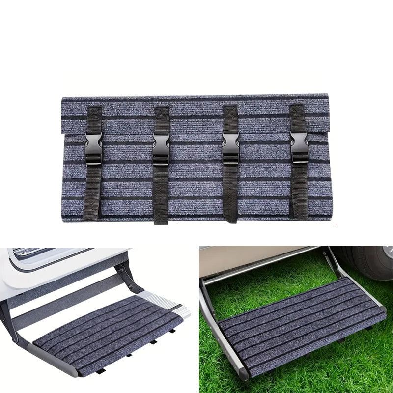 Outdoor Caravan Step Doormat RV Step Stair Carpet Heavy Duty Non-slip Replacement Motorhome Accessories for Travel Camping