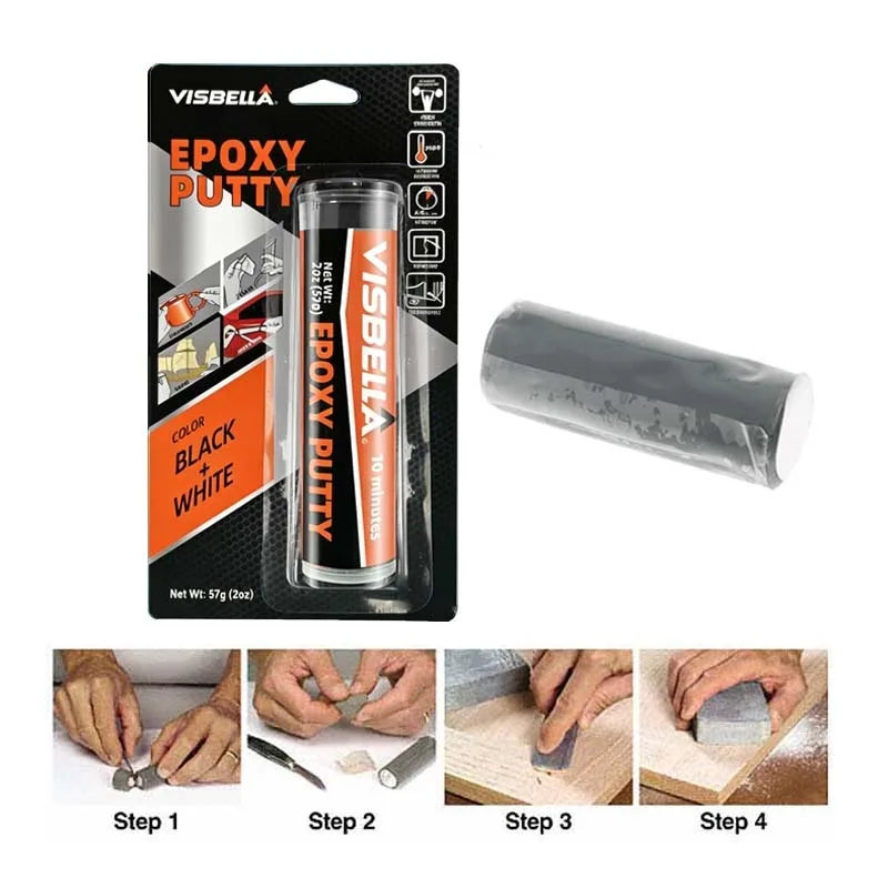 Epoxy Putty  Two-component Sealant, Leak Repair for Kitchen Bathroom, Adhesive for Hardware & Tool Fixing