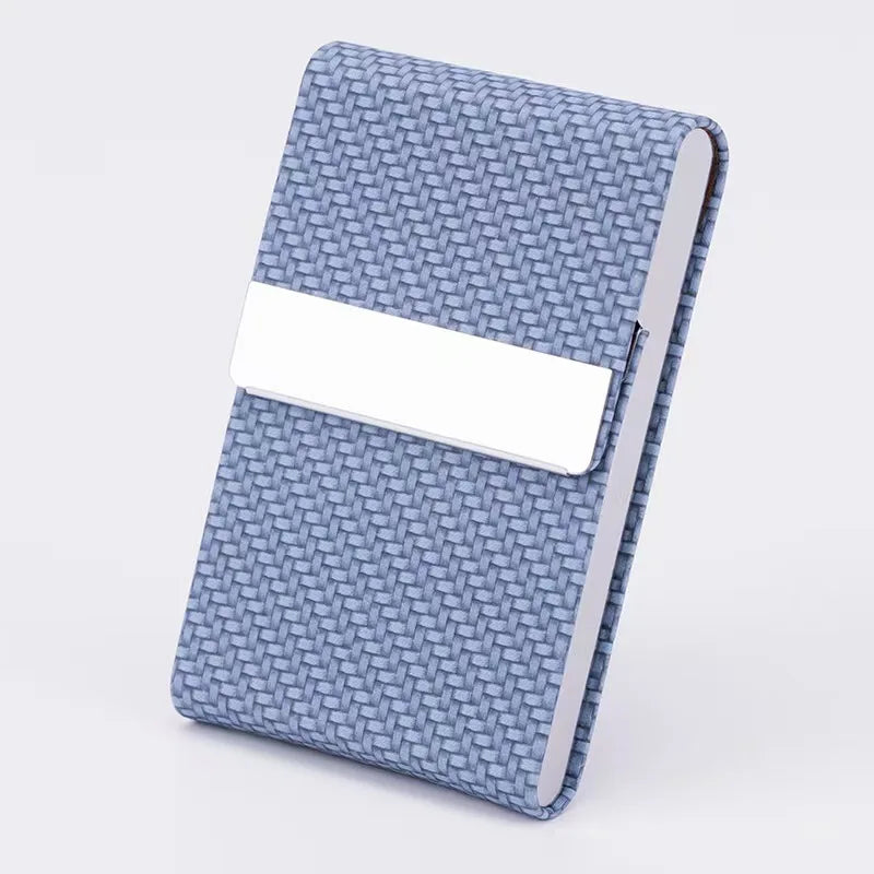 Slim 7 Slot Cigarette Case for Women I Automatic Pop-Up Mini Leather Holder l Shockproof Metal Core & Pastel Colors Gift Box