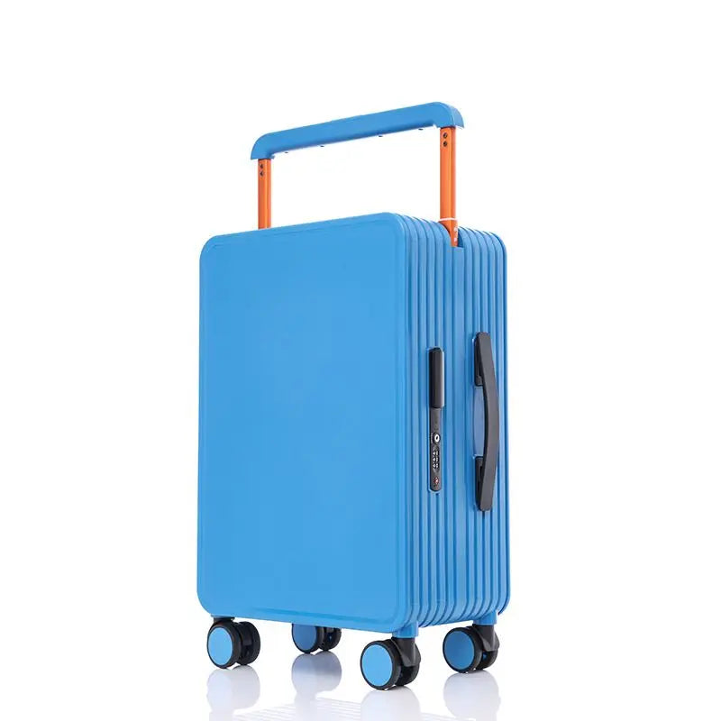 Wide pull suitcase, women's pull suitcase, men's travel suitcase, checked in box, 20 inches 24 inches boarding case, checked in