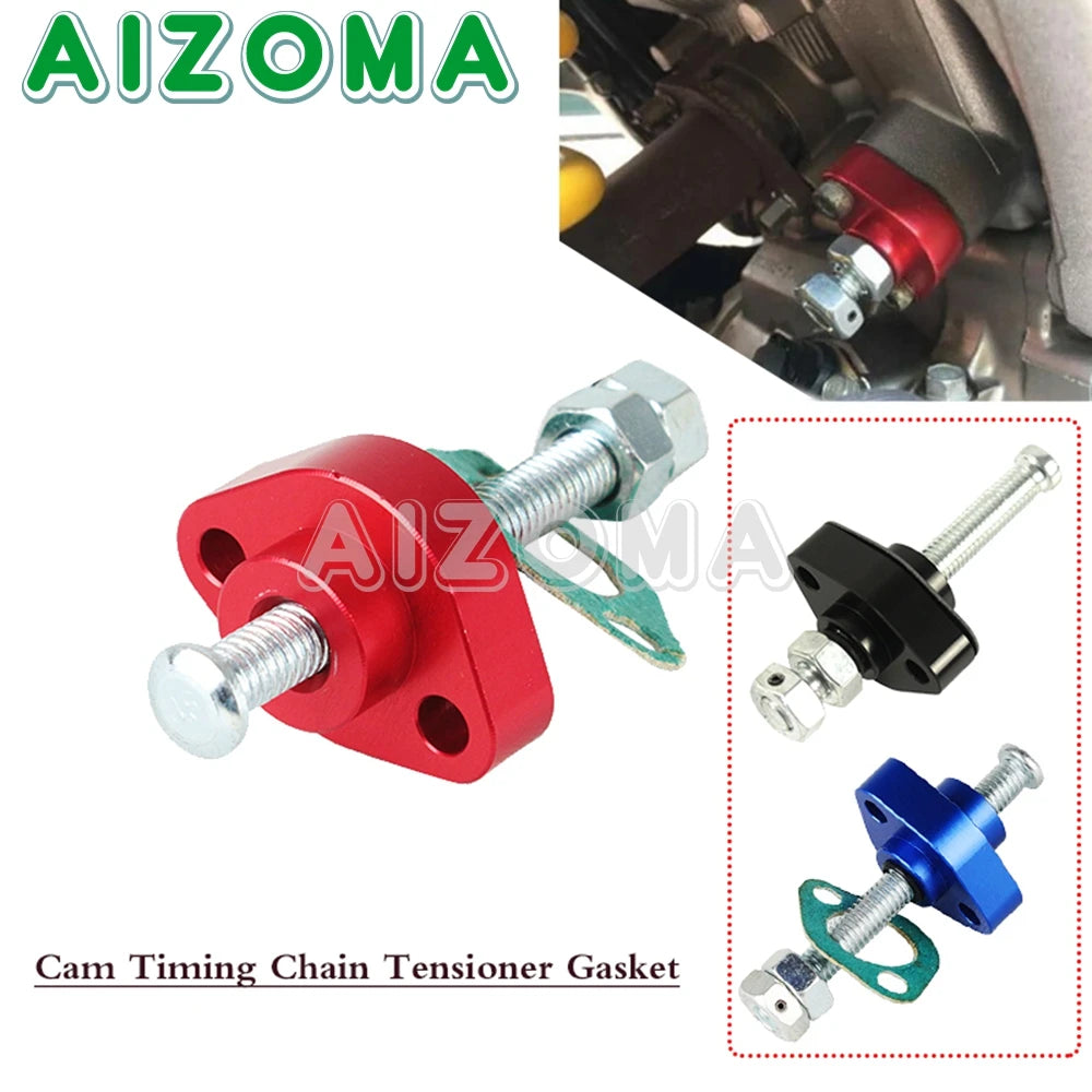 CNC Manual Cam Chain Tensioner w/ Gasket For Honda CBR 600F3/F4/F4I  CBR900RR CBR1100XX VF750C VTR1000 CB600F 599/CB900F 919