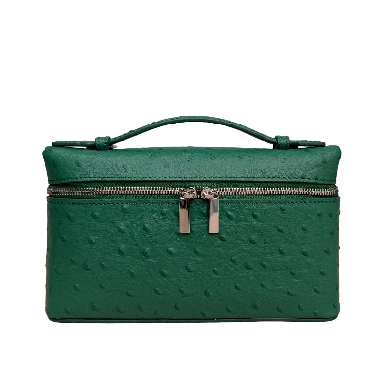 Mendy Women's Bag Ostrich Small Bag Cow Leather Shoulder Bags Crossbody Handbags Clutch Bag Luxury Bags Designers New In handbag