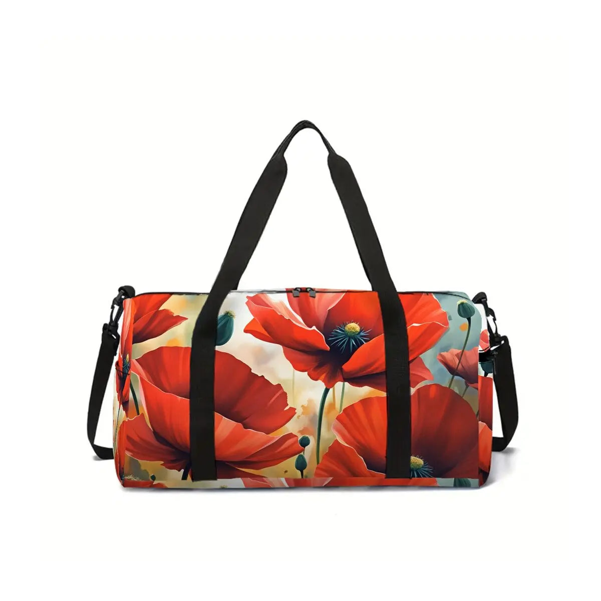 Cartoon Flower Pattern Large Capacity Luggage Bag  For Boy And Girls Best Gifts 2D Cartoon Travel Duffels Hand Bag For Children