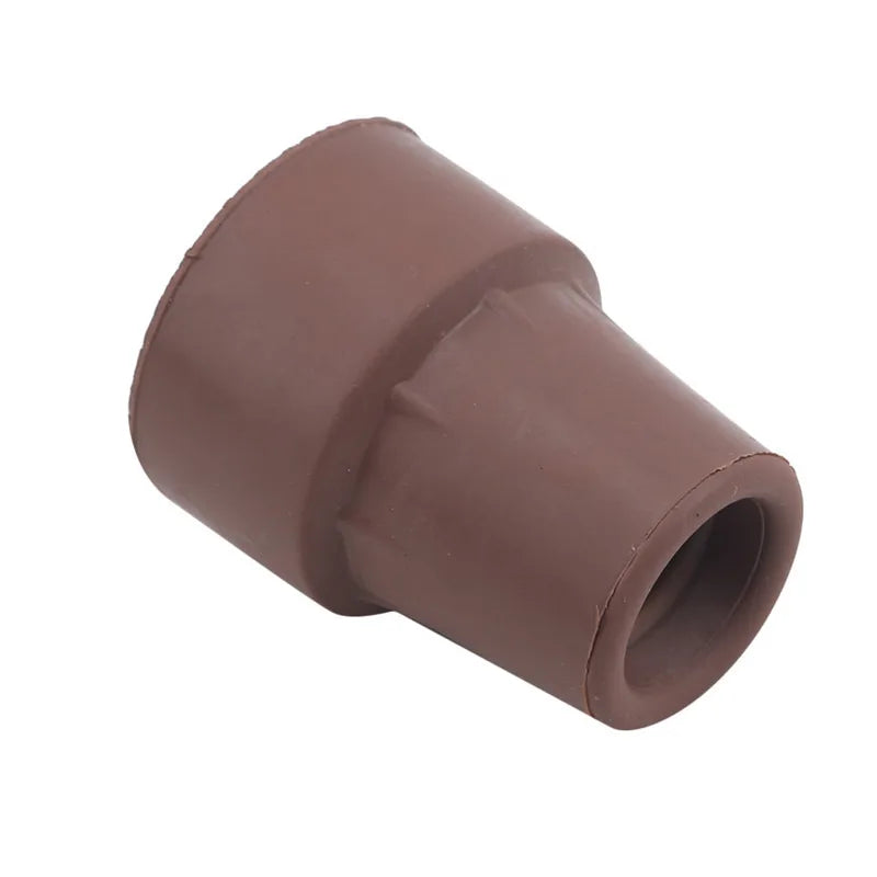 Rubber Trekking Pole Cap Walking Stick Crutch Cane Bottom Pads Cover Ferrule Non-slip Foot Cover Trekking Pole Cane Crutch