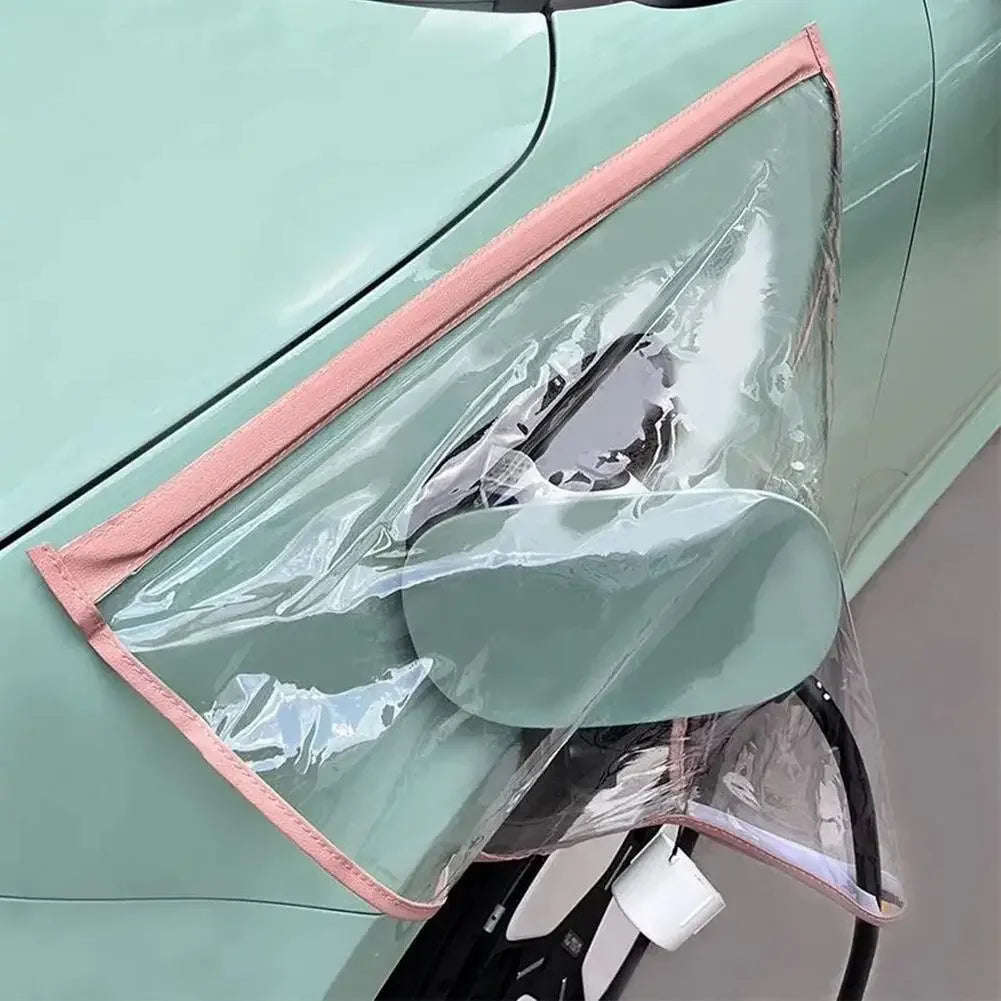 Charger Port Cover Waterproof Cover Electric Car Charging All Weather Protection Accessories Outdoor Q0I7