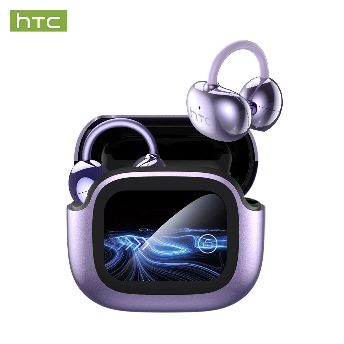 Bluetooth Wireless Headset HTC NE32 TWS Bluetooth 6.0 HiFi Sound IPX5 Waterproof Wireless Earbuds Headphones Type C Choice