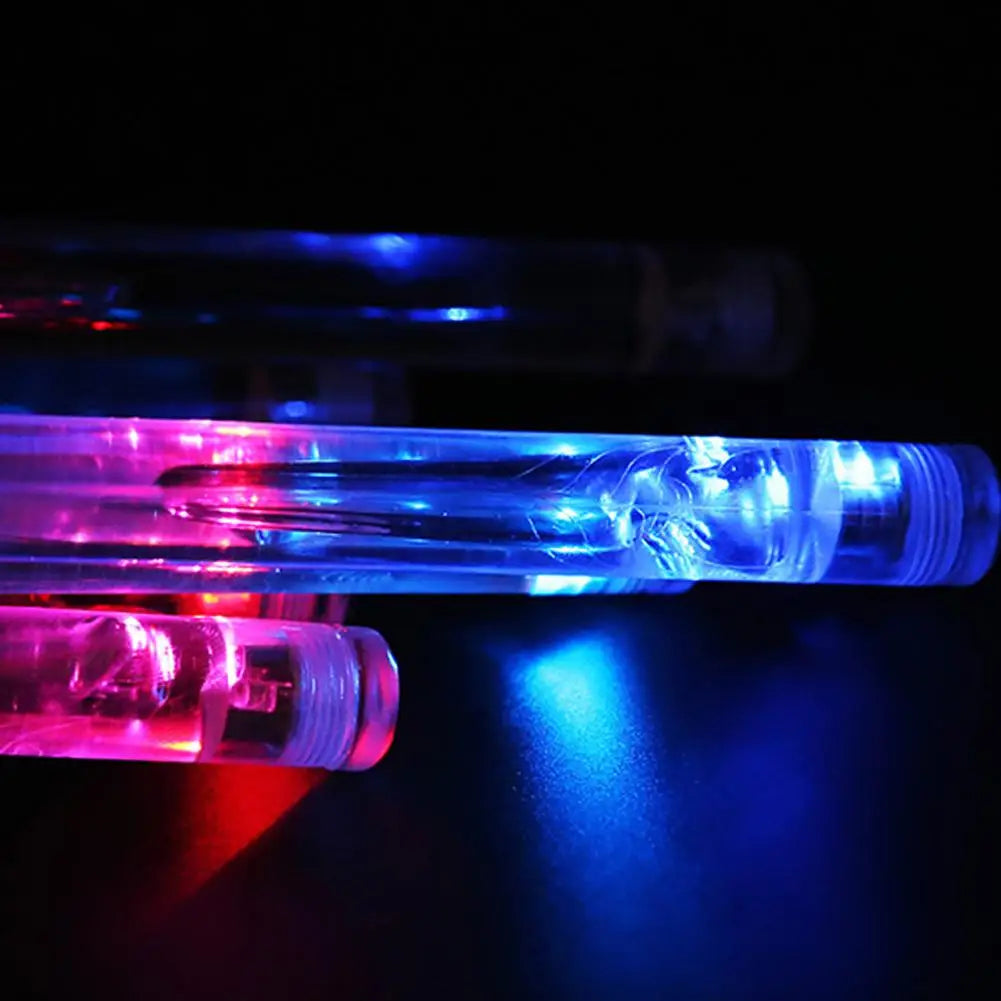LED Light Up Drumsticks Jazz Drum Sticks 15 Gradient Colorful Lights USB Charging With ON/OFF Drumstick Drum Set Accessor