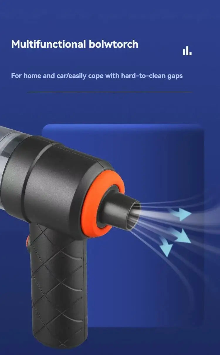 Portable Wireless Car Vacuum Cleaner Wireless Vacuum Cleaner Dual Use for Home and Car 120W High Power Powerful Vacuum Cleaner