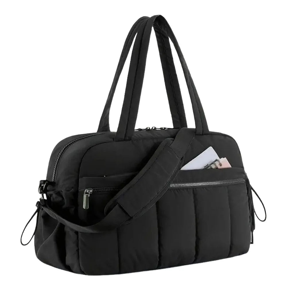 Nylon Cloud Fitness Bag Large Capacity Dry and Wet Separation Travel Duffel Bag Lightweight Waterproof Sport Luggage Storage Bag