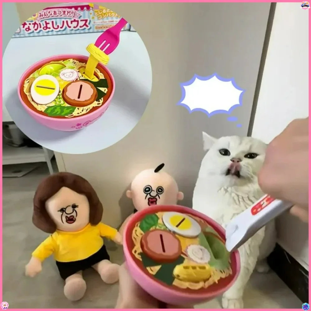 Simulation Food Feeding Pudding Toy With Spoon Japanese Early Education Toy Play House Style Role Play Feature Food Feeding Toy