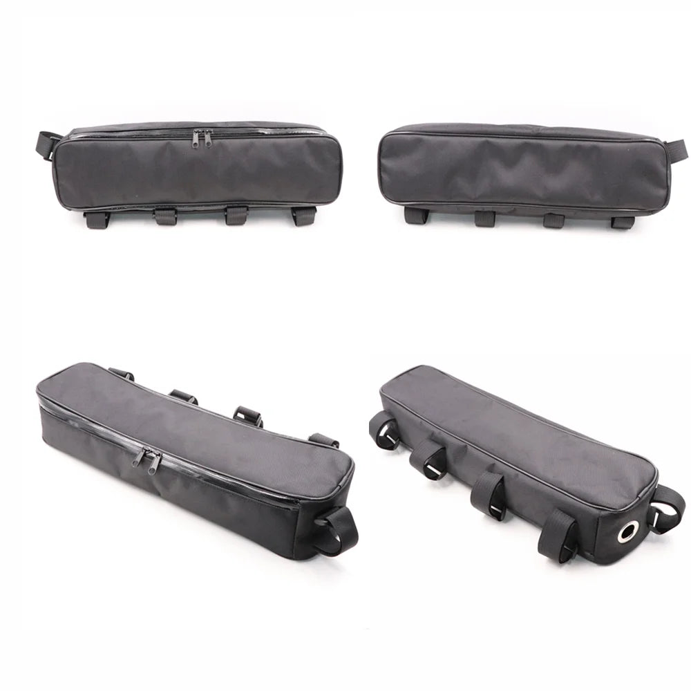 44x10x8cm Bicycle Bike Tube Frame Bag Battery Controller Bike Bag Battery Li-ion Tool Box Storage Hang Waterproof for MTB Bike