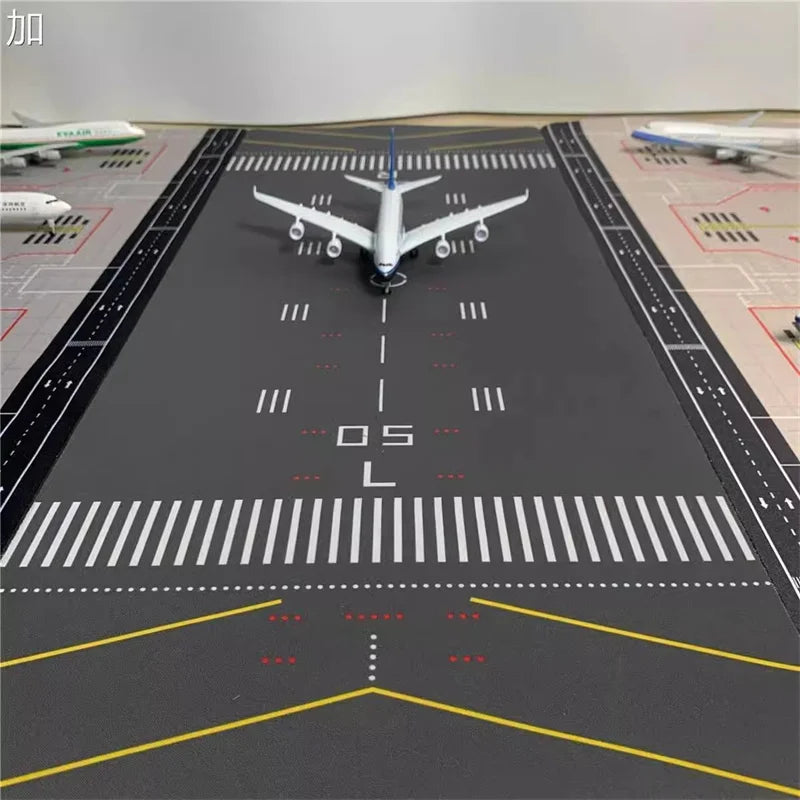 1:400 Airport Runway Pad For B787/AirbusA350 Aviation Airplane Airways Parking Positions On The Apron Pad Airport Scene