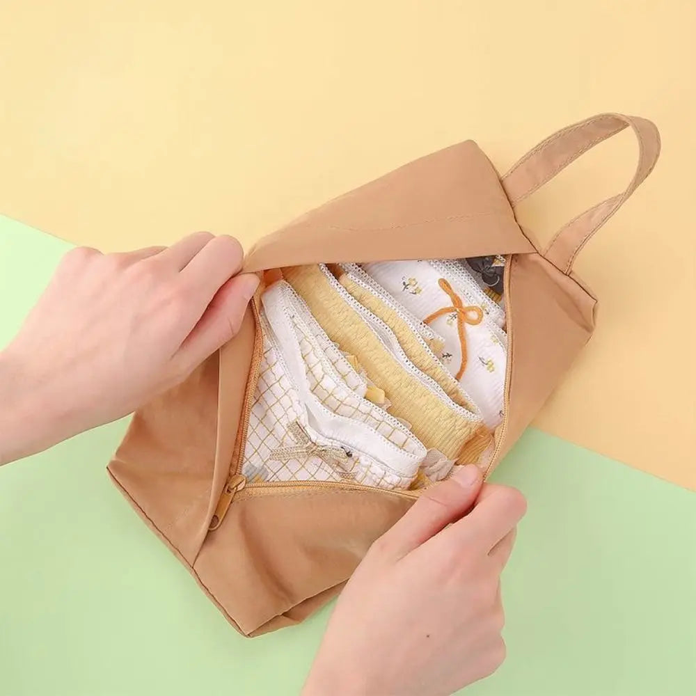 Multicolor Travel Underwear Bag with Zipper Multi Purpose Luggage Organizer Bag Grocery Bag Dust-Proof Storage Bag Bussness Trip