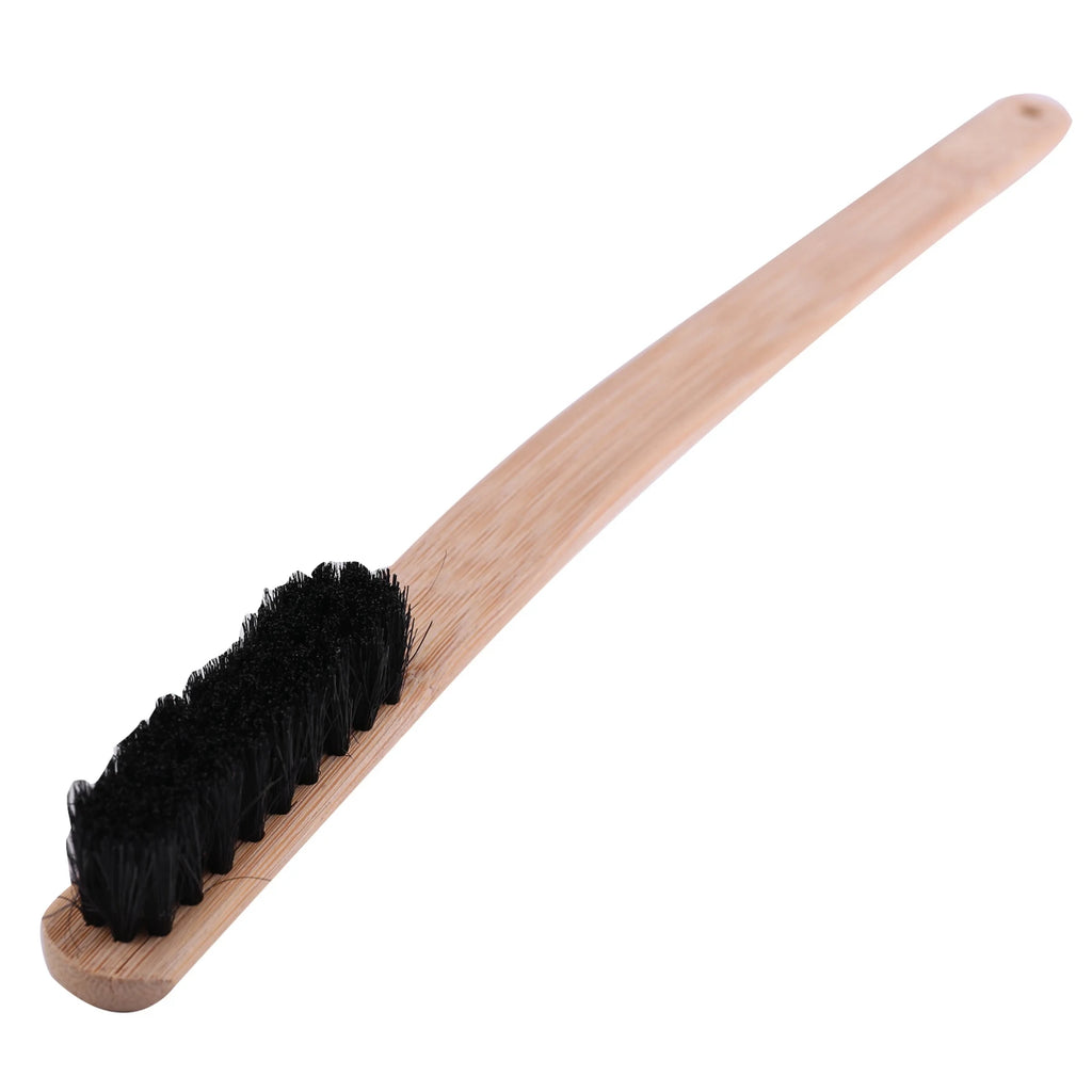 2X Auto Engine Cleaning Brush Car Rim Wheel Tire Cleaning Multi-Function Bamboo Handle Mane Brushes Car Wash Cleaning