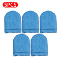 SEAMETAL 5pcs Soft Microfiber Car Wax Applicator Mitts Polishing Sponge Wax Foam Applicator Pad for Car Cleaning Accessories