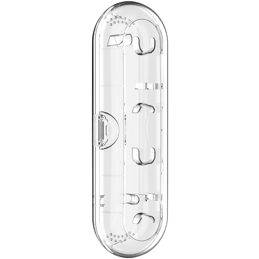 Clear Electric Toothbrush Case, Portable Travel Toothbrush Container Protector for Traveling, Camping, Home, School and Business