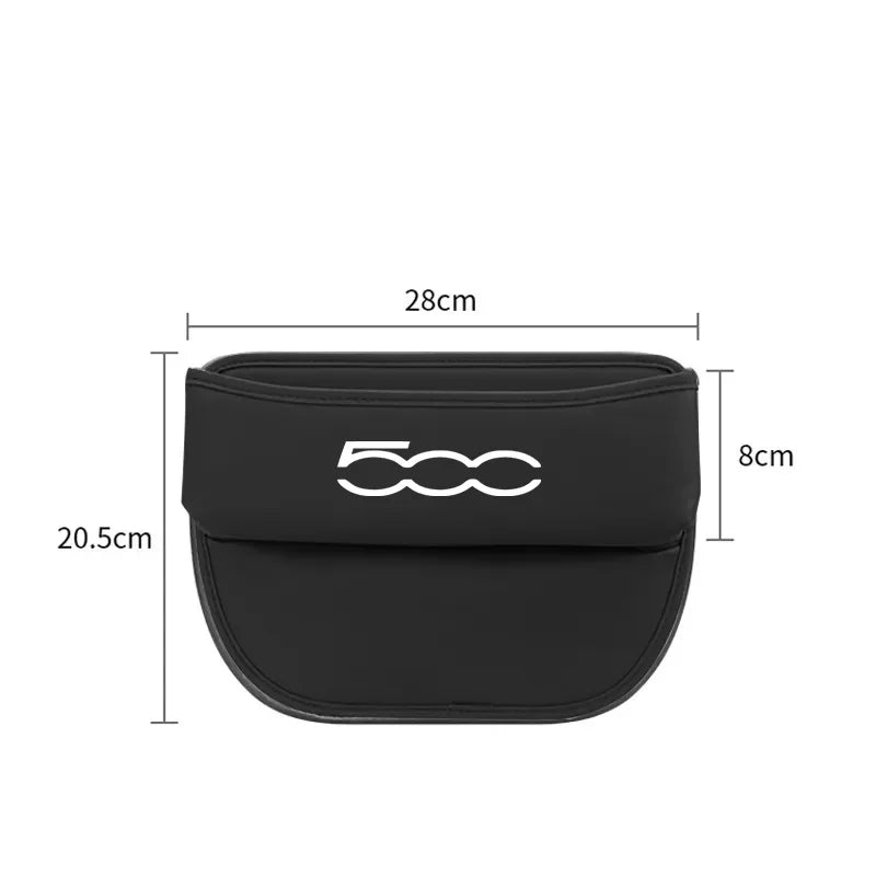 Car Special Seat Crevice Storage Box Seat Slit Catcher Organizer For Fiat 500 500C 2012 500X 500L Sport car accessories interior
