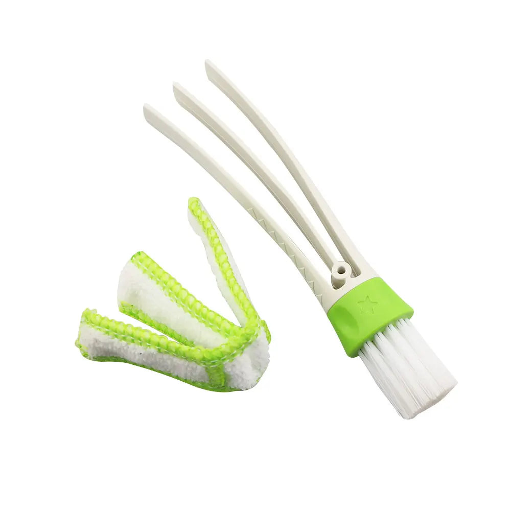 Auto Car Brush Cleaning Tool Auto Air Conditioner Vent Blinds Cleaner Interior Cleaning Keyboard Blind Brush Car Accessories