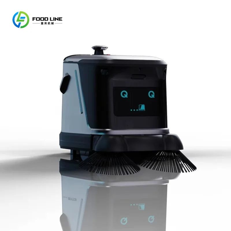 Cleaning Robot AI Powered Commercial Floor Cleaning Robot with Intelligent Path Planning Auto Recharge for Restaurant Customized