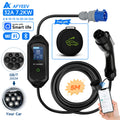 AFYEEV 32A 7.2KW Type2 Type1EV Charger Portable GB/T Electric Vehicle Charger EVSE Charging Cable WiFi Bluetooth APP Control