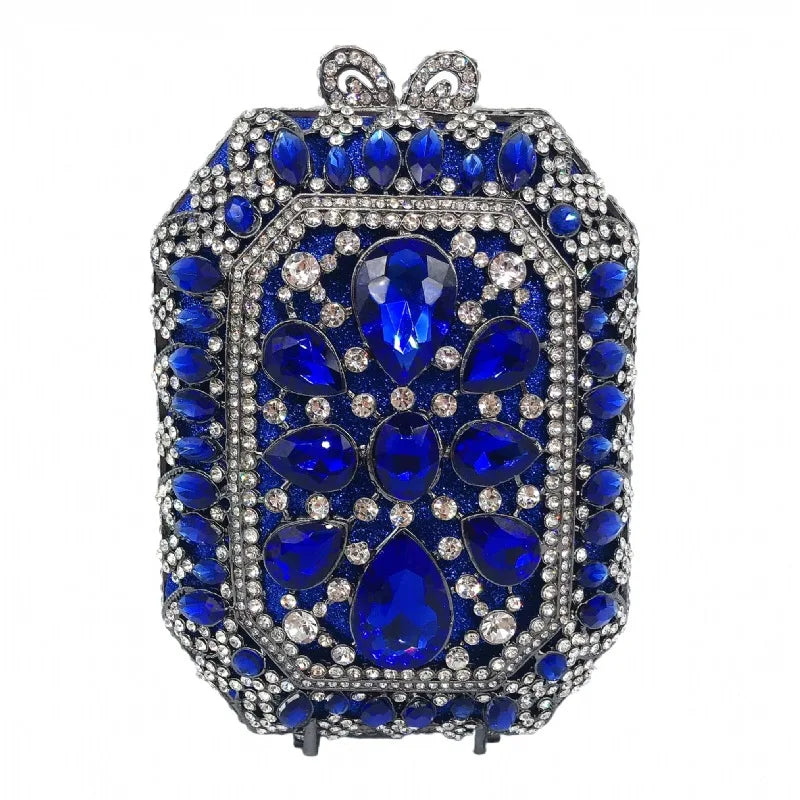 Lady Crystal Designer Clutch Bags High Quality Women Stone Clutches Handbags Wedding Bridal Messenger Clutch Bag Purse