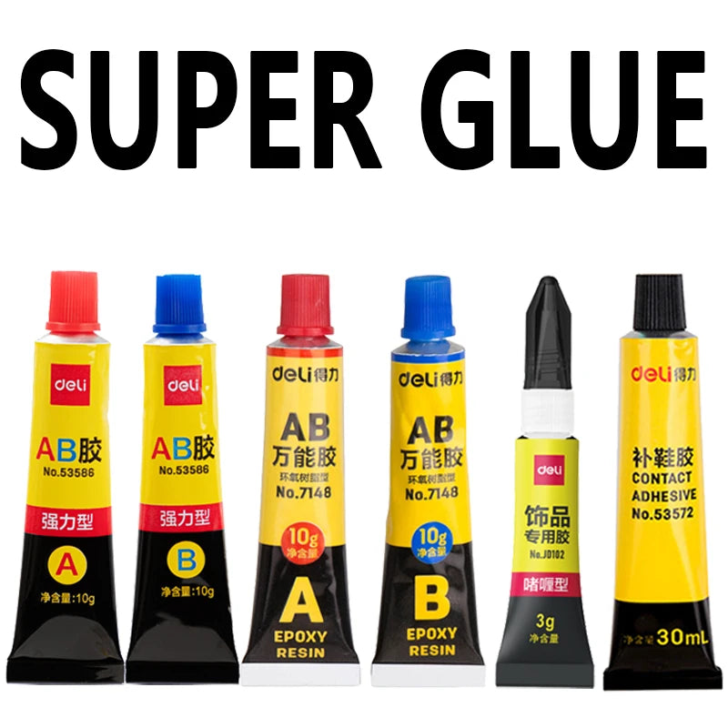High Strength Fast Drying Universal Super Glue Instant Repair Adhesive, Durable Waterproof Bond Glue for Shoes, Mobile Phones