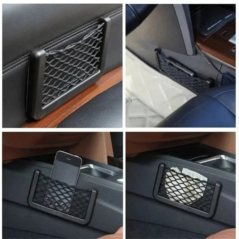 Car mesh pocket Multifunctional in-car storage network Car storage Car sundries storage network