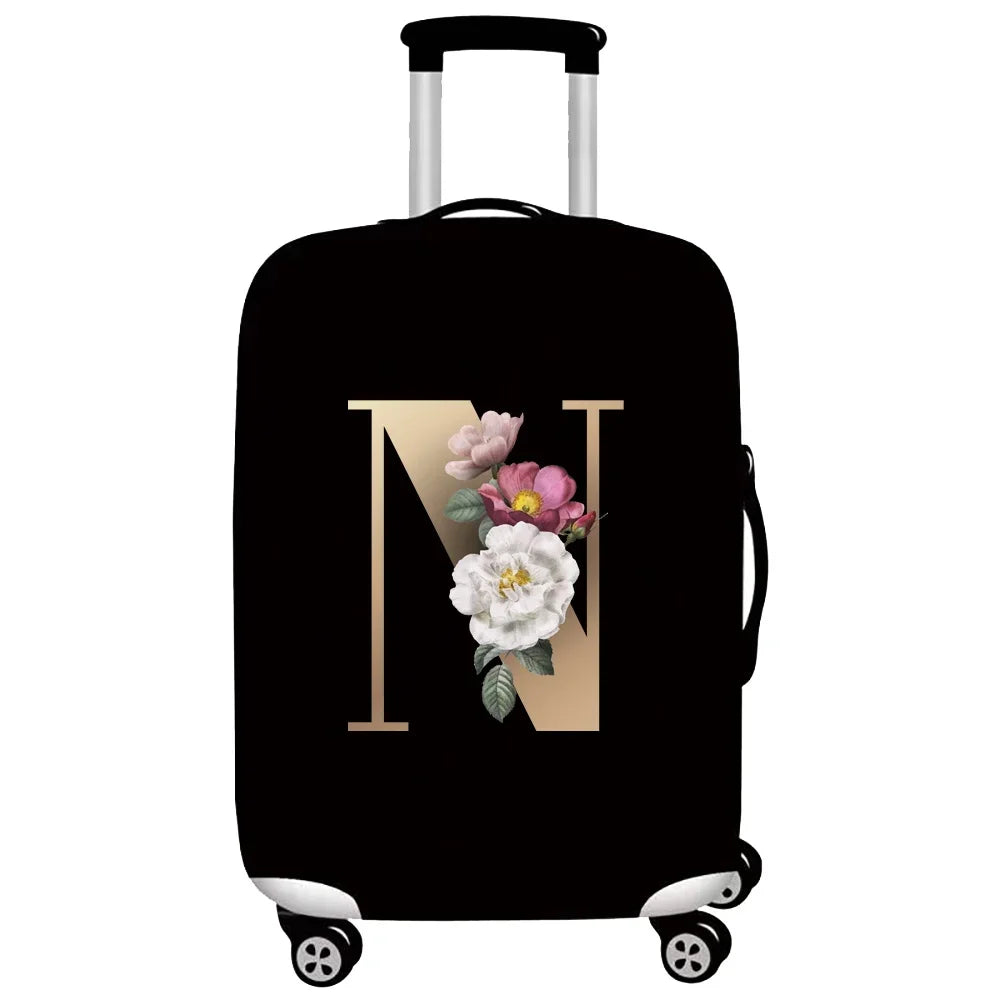 Luggage Protective Cover Travel Accessories Suitcase Dust Wear-resistant Gold Letter Series Protective Case 2026 Fashion