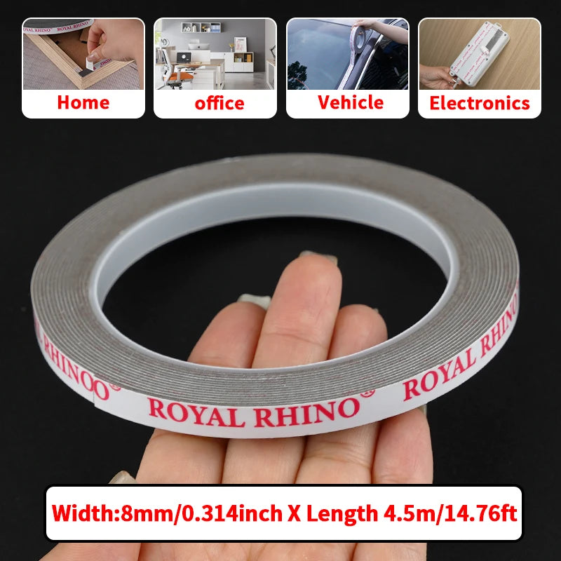 Extra Strong Korean Glue Double Sided Tape Car Special No Residue High Viscosity Heavy Duty Mounting Fixing Sticky Adhesive