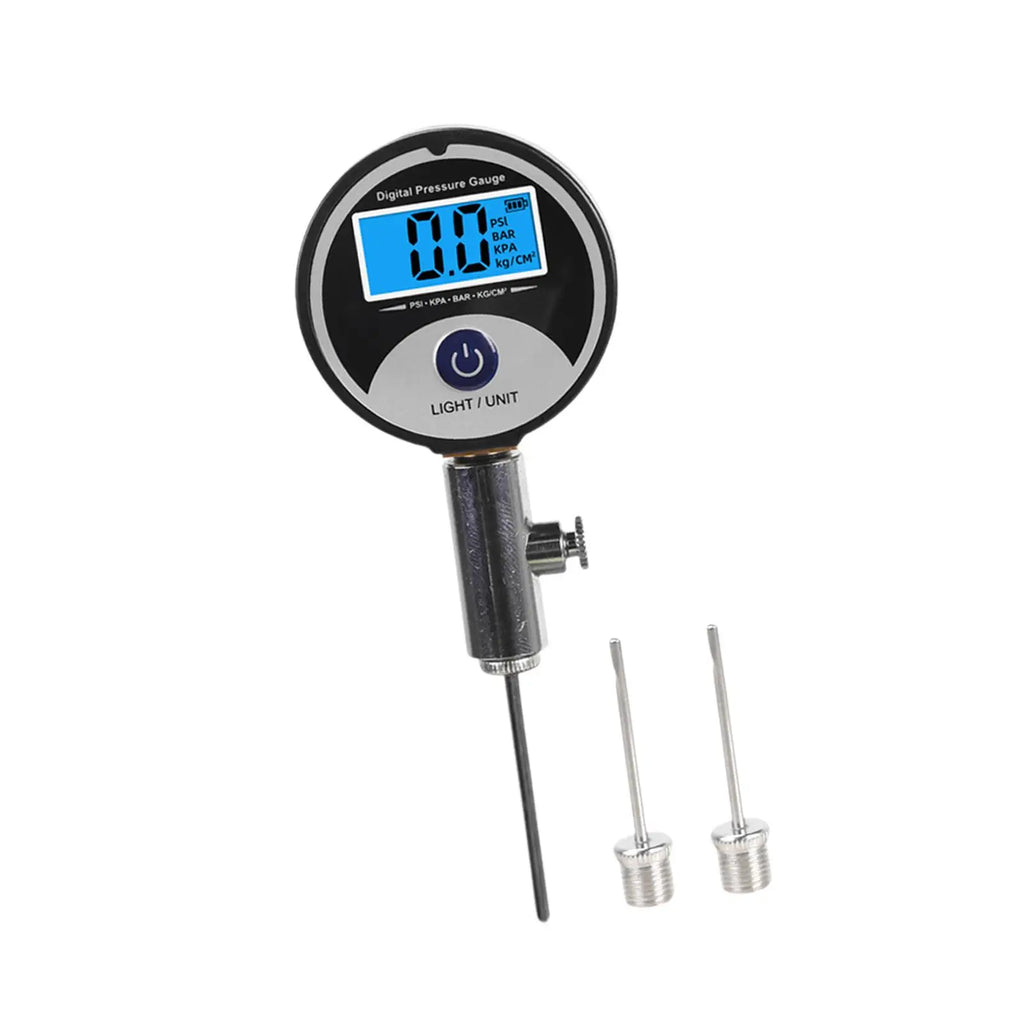 Portable Ball Pressure Gauge Digital Display Precision Air Pressure Checker for Soccer Rugby Basketball Football Volleyball