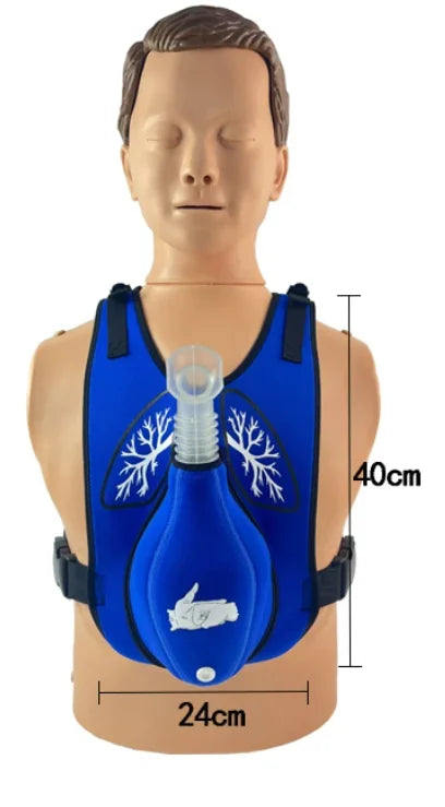 Heimlich Maneuver Vest Adult/Child Anti Choking CPR Training Simulator First Aid Training Wearable Vest Practice Model