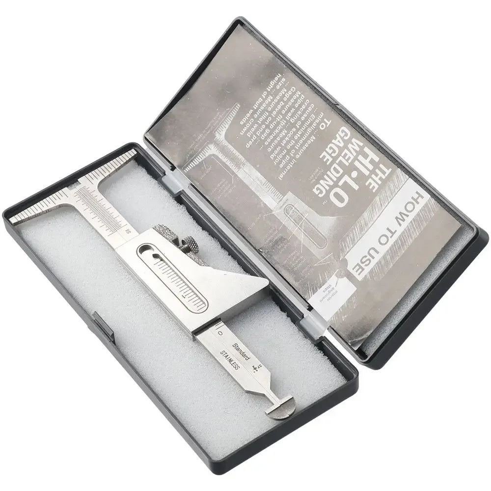 Misalignment Inspection Inch and Metric Hi Lo Welding Gauge Stainless Steel Pipe Gauge Ulnar Welder Inspection Gauge Weld
