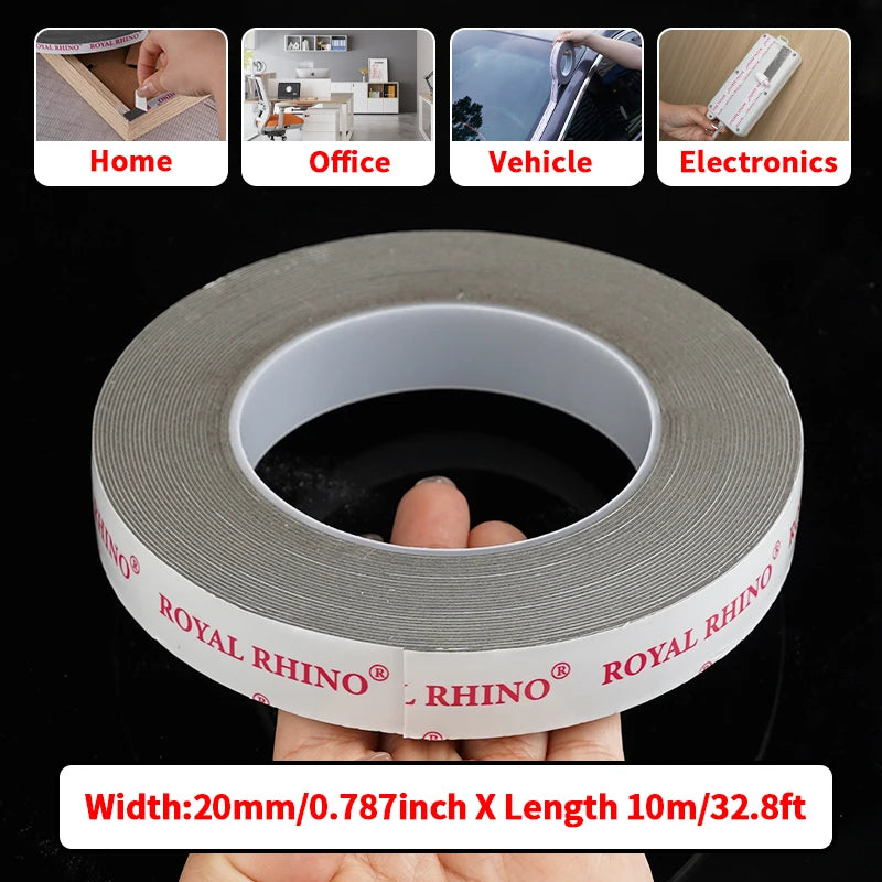 Extra Strong Korean Glue Double Sided Tape Car Special No Residue High Viscosity Heavy Duty Mounting Fixing Sticky Adhesive