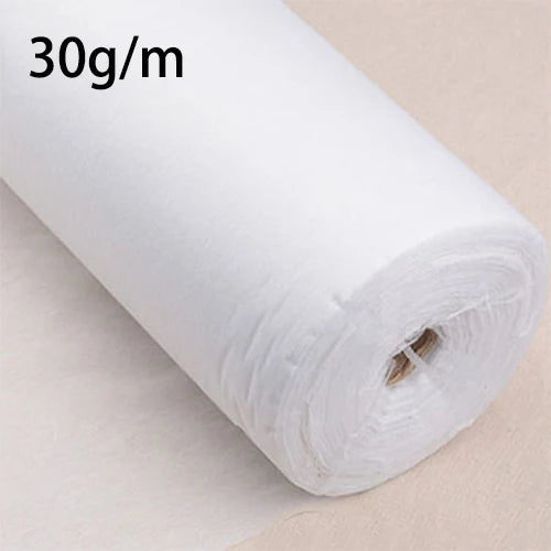 5 meters/lot (5.4 yards)*1meter(1.09yard) Lightweight Non-Woven Fusible Interlining Fabric Apparel Sewing DIY Accessory 30g/m