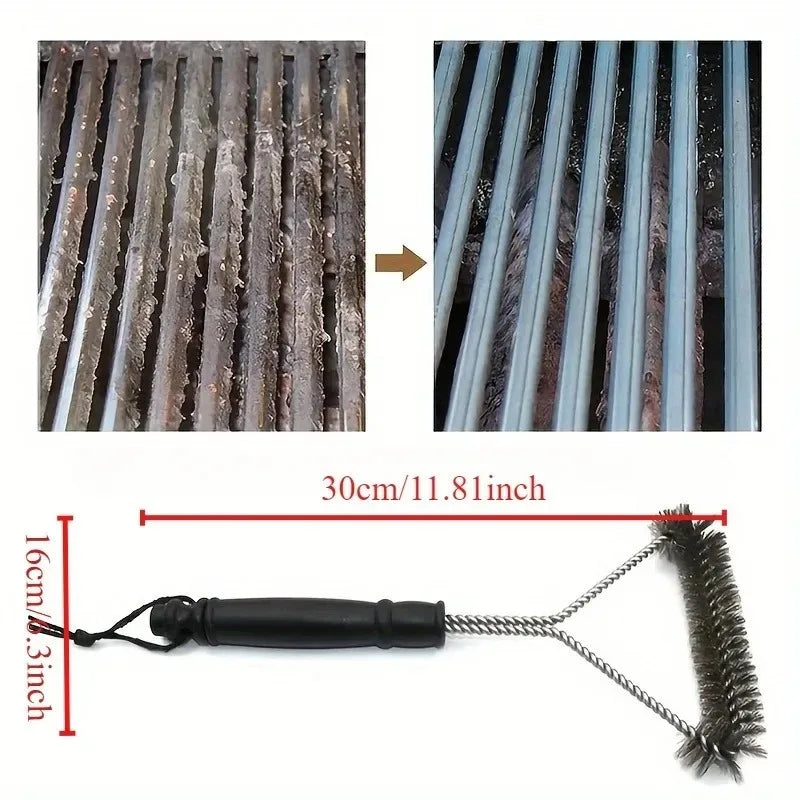1/2/3PCS Floor Brush Desktop BrushBarbecue Mesh Cleaning Brush Barbecue Mesh Curl Brush Non-stick Multifunctional Cleaning Brush