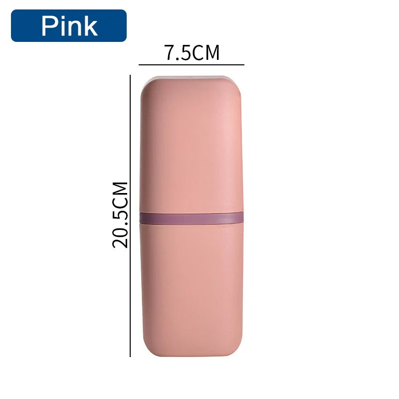 Travel Portable Toothbrush Toothpaste Holder Storage Case Box Organizer Household Storage Cup Outdoor Holder Bathroom Accessorie
