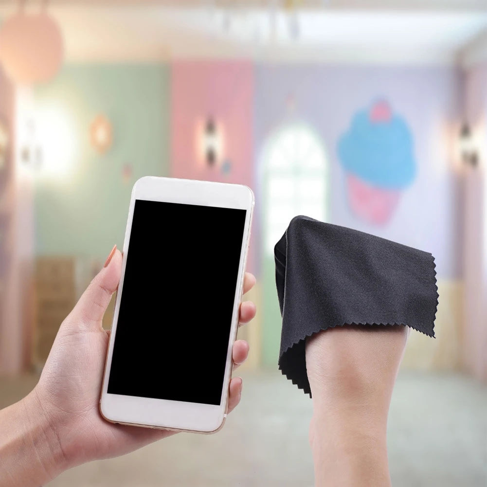 Microfiber Cleaning Cloths Lint-Free Scratch-Free Anti-Static Washable Reusable for Glasses Phone Computer Screens Camera Lenses