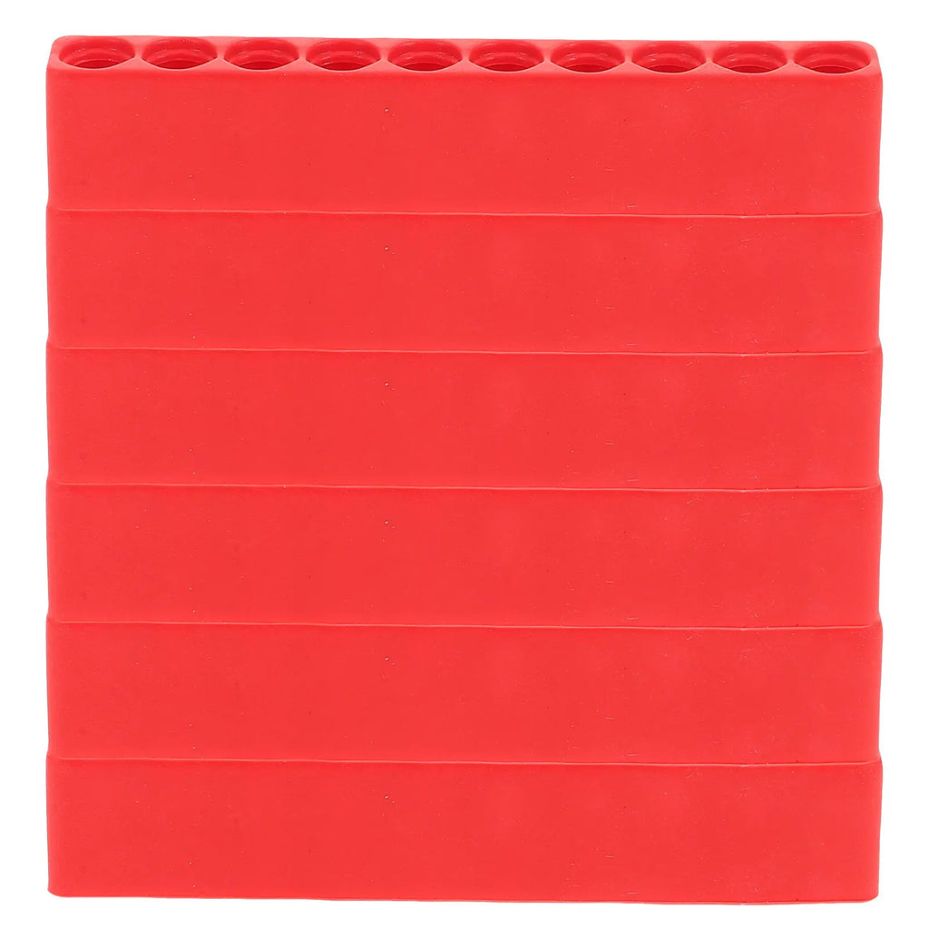6Pcs Hex Bit Holder Organizer Plastic Screwdriver Bits Storage Case Compact Portable Bit Organizer for Home Garage Workshop Use