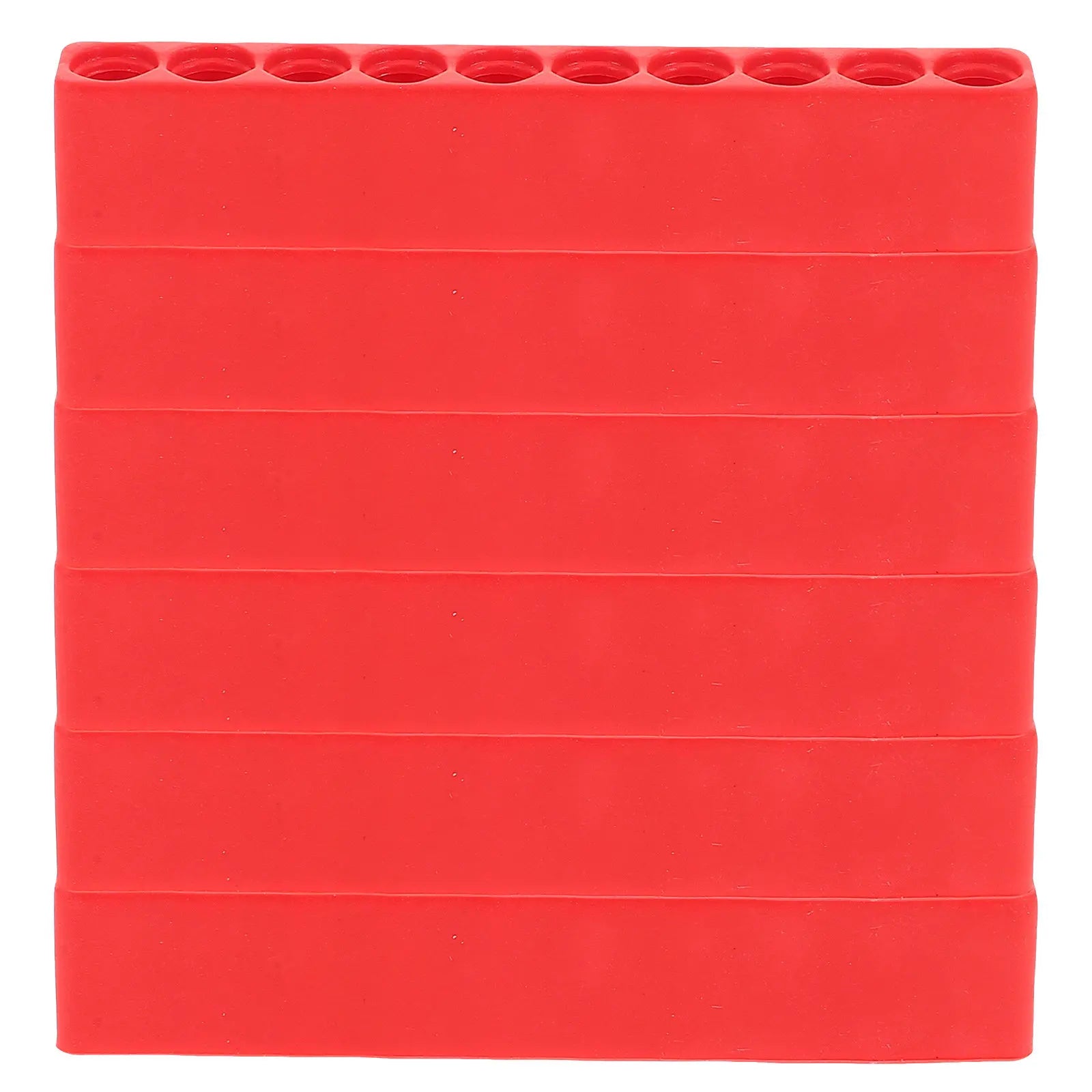 6Pcs Hex Bit Holder Organizer Plastic Screwdriver Bits Storage Case Compact Portable Bit Organizer for Home Garage Workshop Use