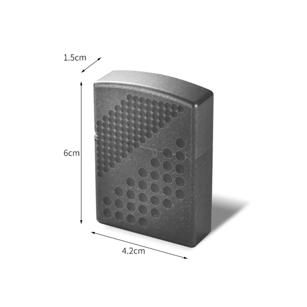 Titanium Lighter, Heavy-Duty Metal Lighter, Armor Casing, Men's Gift Idea