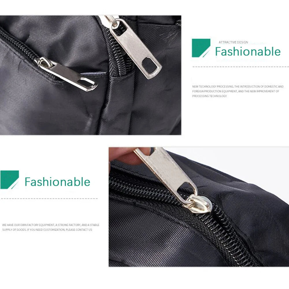 New Fashionable Minimalist Large Capacity Multi Layered Storage Bag Outdoor Travel Work Commuting Single Shoulder Crossbody Bag