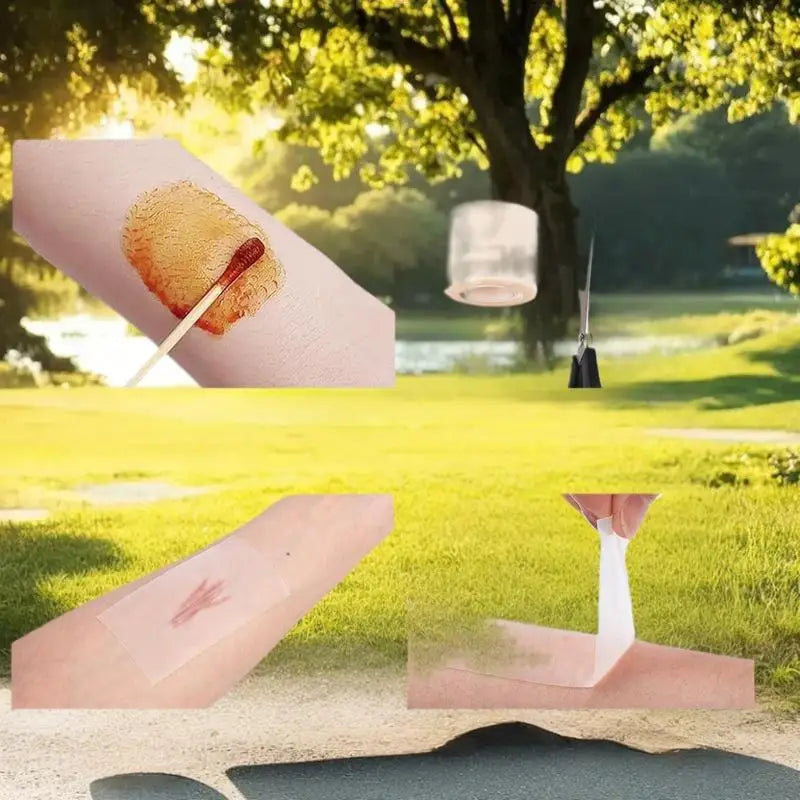 {YY30} 1 Roll Hydrocolloid Band Aid Dressings For Effective Wound Care Extra Thin Soft Waterproof Self-Adhesive Scar Cover Tape