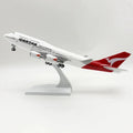 Diecast 1/250 Scale Model B747 Qantas Airlines Aircraft Model Replica 30cm Resin Toys Airplane Kids Aviation Gift W Landing Gear