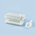 32/64 Grids Ice Cube Maker Ice Storage Box with Lid Pressing Ice Molds Silicone Ice Cube Tray One Button Release Ice Cube Mold